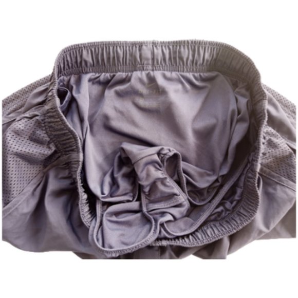 NIKE AIR TEMPO DRI-FIT RUNNING SHORTS XL PURPLE 100% POLYESTER Girls - Picture 9 of 13